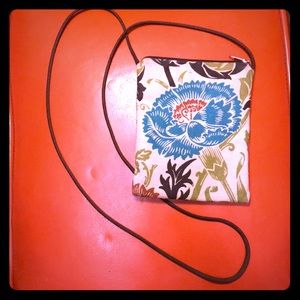 Janine King Design Dianthus Flower Zippr Crossbody